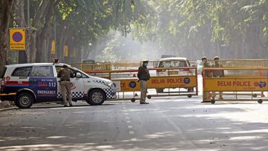Cop Sets Self On Fire In Central Delhi, Saved By Colleagues In Police Car