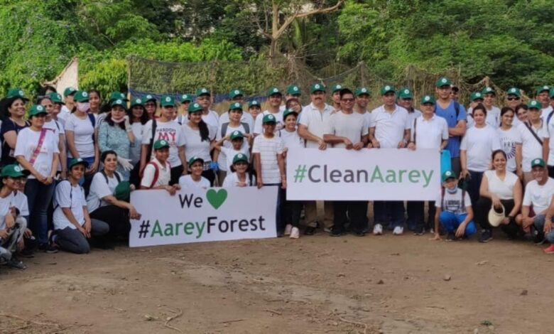 Mega cleanup drive in Aarey, record 94 tonnes of waste pulled out