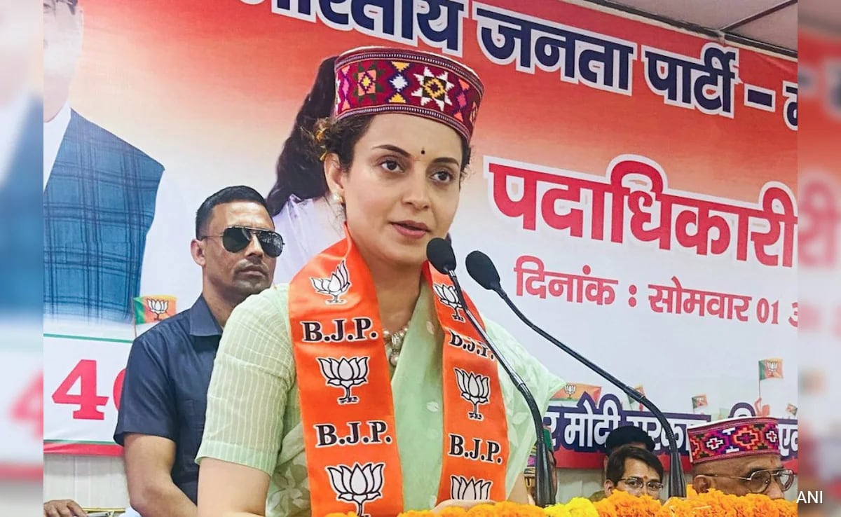 BJP Mandi Candidate Kangana Ranaut On Working In Bollywood ...