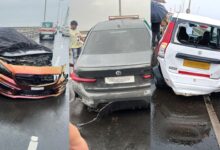 Mercedes And BMW, Allegedly Racing On Mumbai Sea Link, Crash Into Wagon R