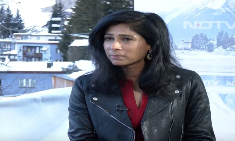 "26% Of India's Workforce Exposed To AI, But...": Gita Gopinath At Davos