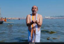 Manipur Chief Minister Takes Holy Dip At Maha Kumbh