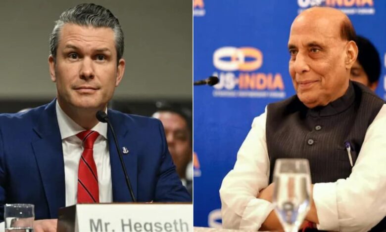 Rajnath Singh Holds Call With US Counterpart Pete Hegseth To Boost Strategic Partnership